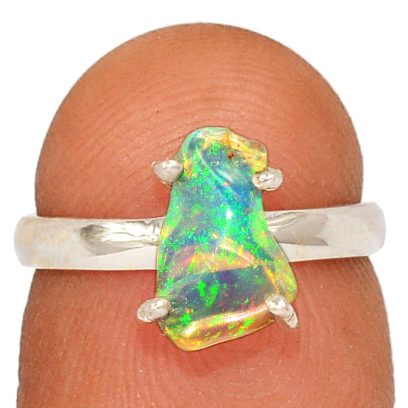 Claw - Ethiopian Opal Polish Rough Ring - EPRR963