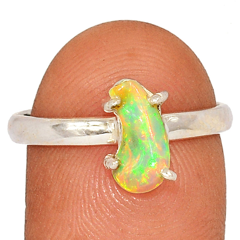 Claw - Ethiopian Opal Polish Rough Ring - EPRR966