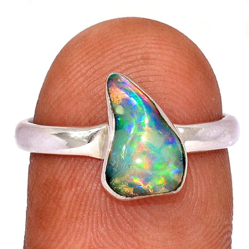 Ethiopian Opal Polish Rough Ring - EPRR996
