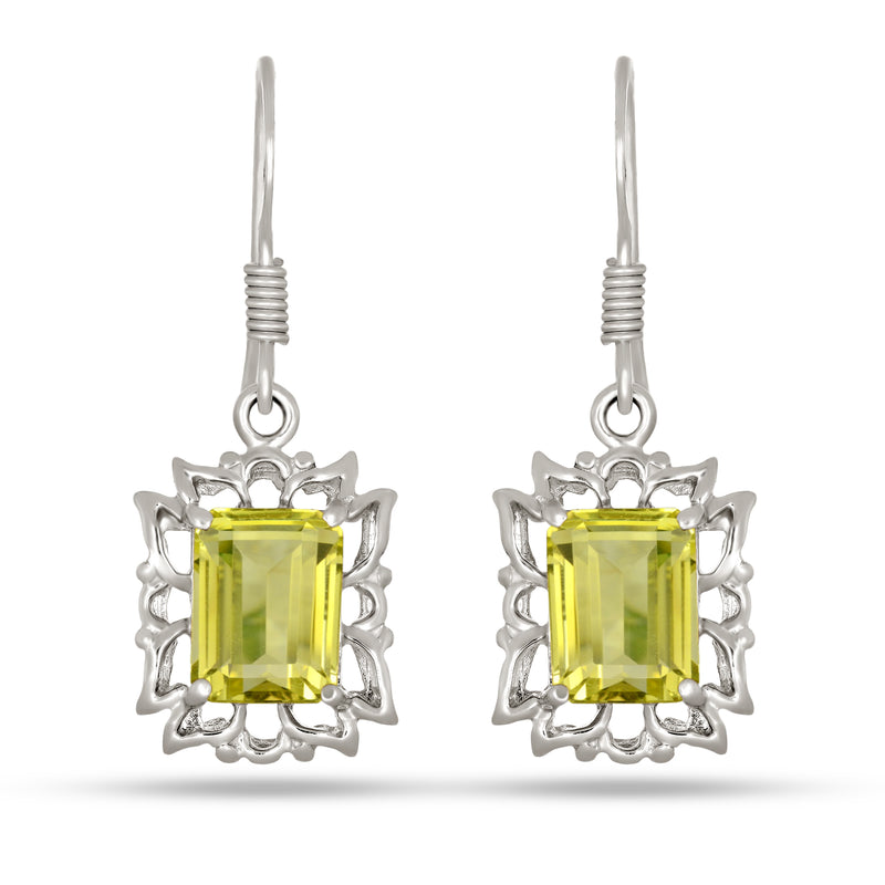 7*9 MM Octo - Lemon Topaz Earrings - ER2124LT