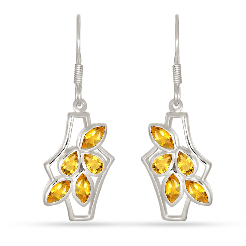 3*6 MM Pear - Citrine Earrings - ER2141C