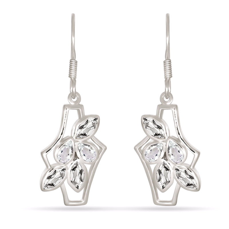 3*6 MM Pear - Crystal Earrings - ER2141CRY