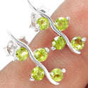 3*3 MM Round - Peridot Earrings - ER2150P