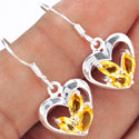 3*6 MM Marquise - Heart - Citrine Earrings - ER2153C