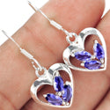 3*6 MM Marquise - Heart - Iolite Earrings - ER2153I