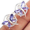 4*8, 3*6 MM Marquise - Butterfly - Iolite Earrings - ER2155I