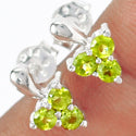 3*3 MM Round - Peridot Earrings - ER2158P