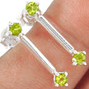 3*3 MM Round - Peridot Earrings - ER2159P