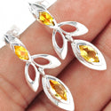 4*8 , 3*6 MM Marquise - Citrine Earrings - ER2160C