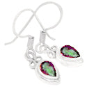 4*6 MM Pear - Rainbow Topaz Earrings - ER2162MT