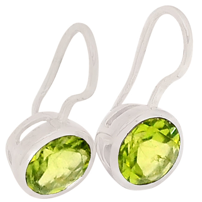 8*8 MM Round - Peridot Earrings - ER2163P