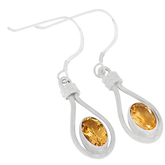 6*8 MM Oval - Citrine Earrings - ER2171C