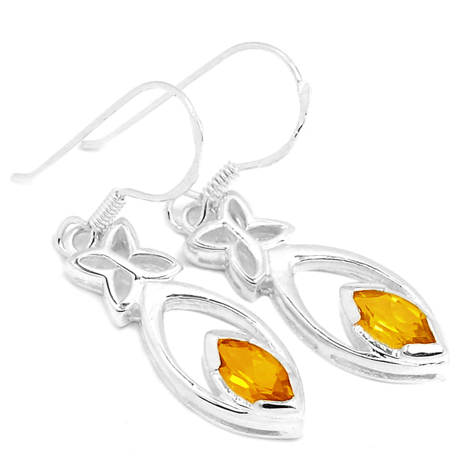 4*8 MM Marquise - Citrine Earrings - ER2176C