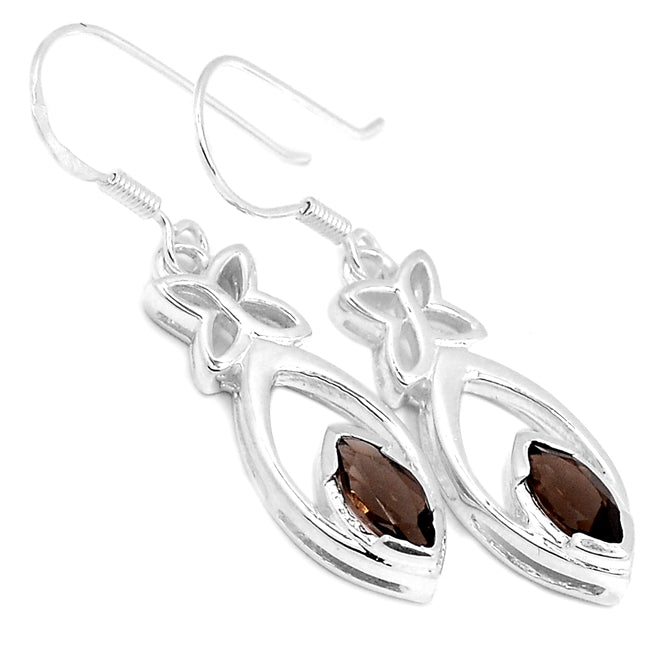 4*8 MM Marquise - Smokey Quartz Earrings - ER2176SQ