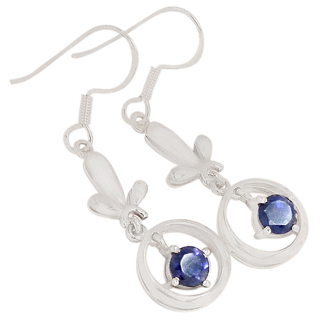 6*6 MM Round - Iolite Earrings - ER2178I
