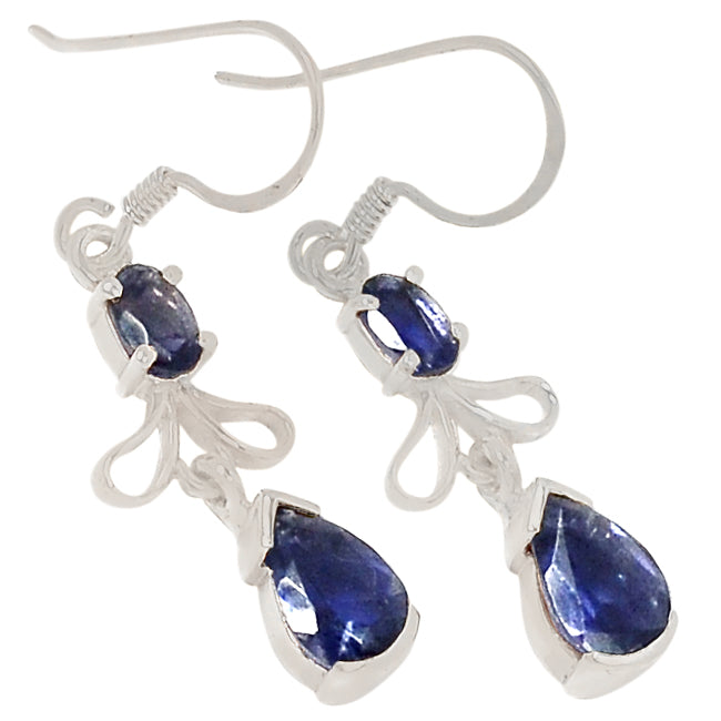 6*9 MM Pear & 4*6 MM Oval - Iolite Earrings - ER2183I