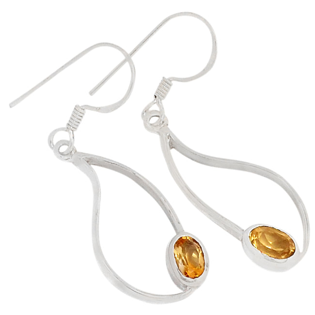 4*6 MM Oval - Citrine Earrings - ER2186C
