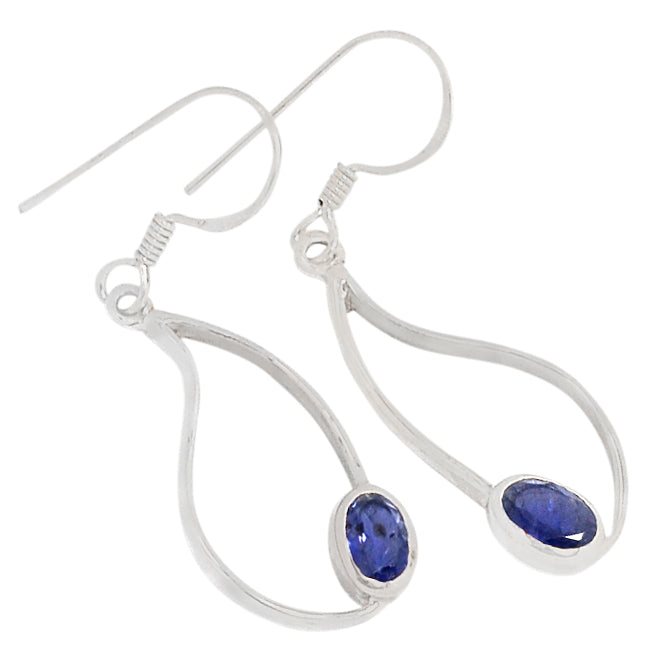 4*6 MM Oval - Iolite Earrings - ER2186I
