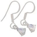 4*6 MM Pear - Rainbow Moonstone Earrings - ER2187RM