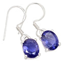 7*9 MM Oval - Iolite Earrings - ER2189I
