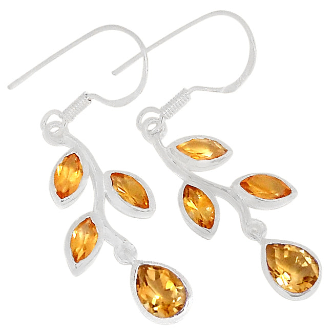 5*7 MM Pear & 3*6 MM Marquise - Citrine Earrings - ER2191C