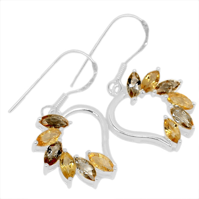 3*6 MM Marquise - Citrine With Smokey Quartz Earrings - ER2202CWSQ