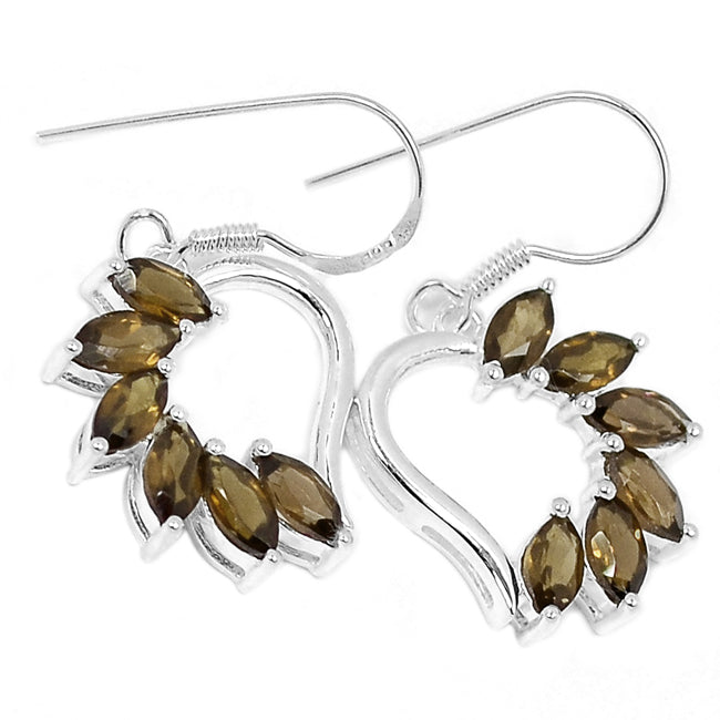 3*6 MM Marquise - Smokey Quartz Earrings - ER2202SQ