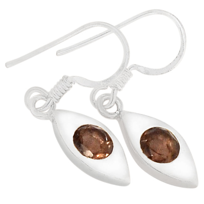 5 MM Round - Smokey Quartz Earrings - ER2234SQ