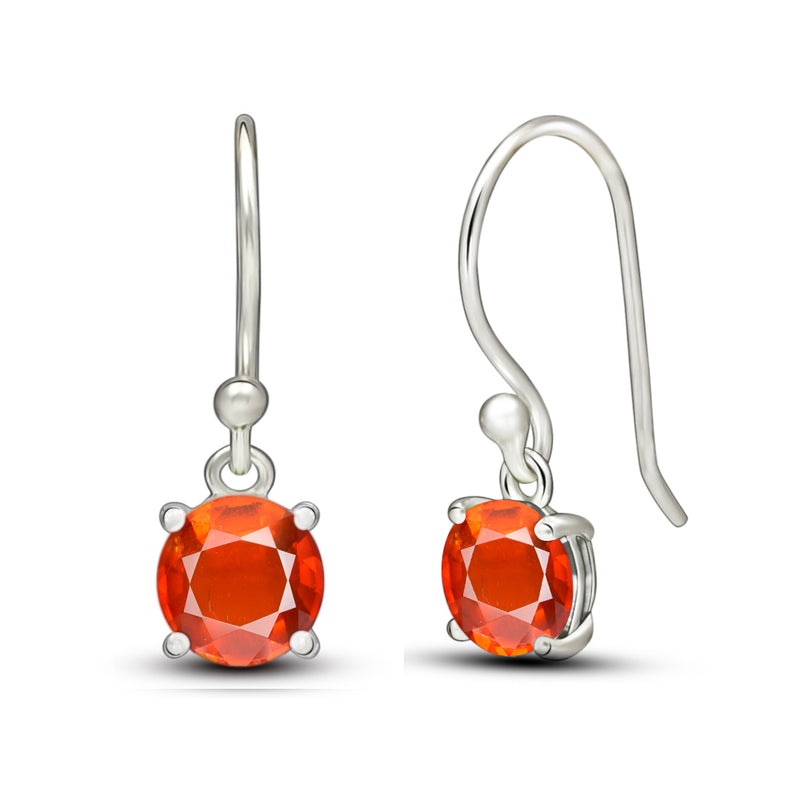 5*5 MM Round - Orange Kyanite Faceted Earrings - ESBC401-OKF Catalogue
