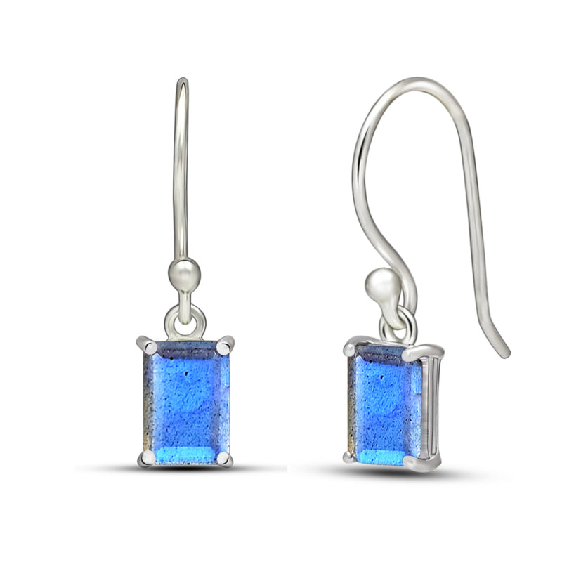 7*5 MM Octo - Labradorite Faceted Earrings - ESBC408-LBF Catalogue