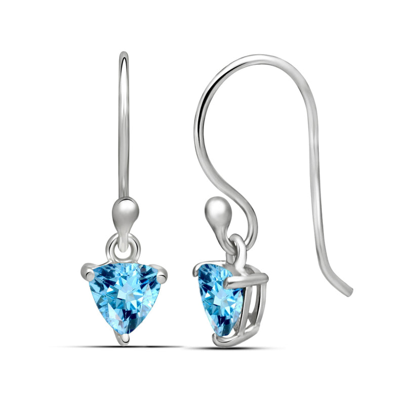 5*5 MM Trillion - Blue Topaz Earrings - ESBC409-BT Catalogue