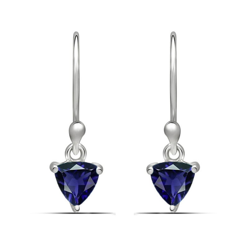 5*5 MM Trillion - Iolite Earrings - ESBC409-I Catalogue