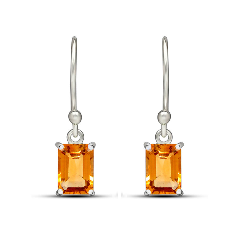 6*4 MM Octo - Citrine Earrings - ESBC410-C Catalogue