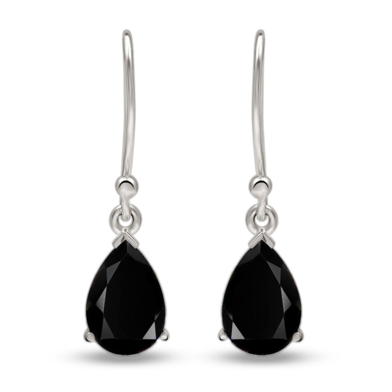 10*7 MM Pear - Black Spinel Earrings - ESBC414-BS Catalogue