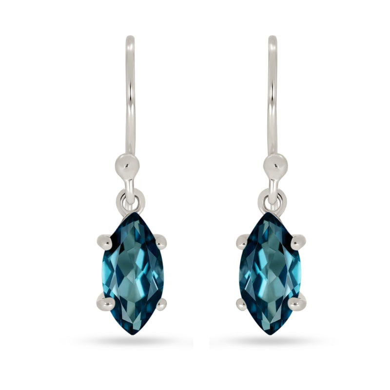 10*5 MM Marquise - London Blue Topaz Earrings - ESBC417-LBT Catalogue