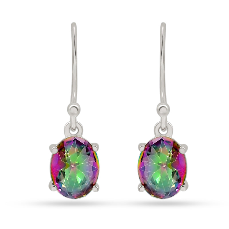 7*9 MM Oval - Mystic Topaz Earrings - ESBC418-MT Catalogue