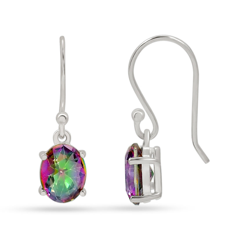 7*9 MM Oval - Mystic Topaz Earrings - ESBC418-MT Catalogue