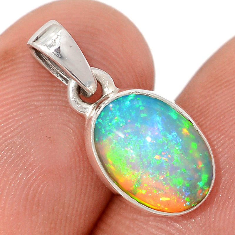 0.8" Ethiopian Opal Pendants - ETOP13