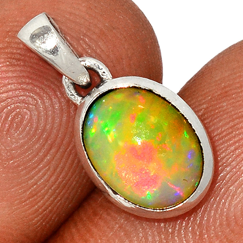 0.7" Ethiopian Opal Pendants - ETOP1704