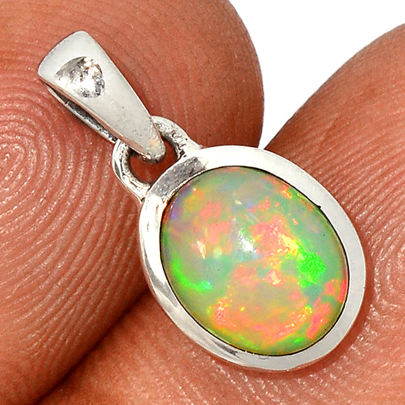 0.7" Ethiopian Opal Pendants - ETOP1717