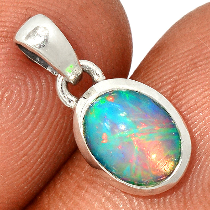 0.7" Ethiopian Opal Pendants - ETOP1719