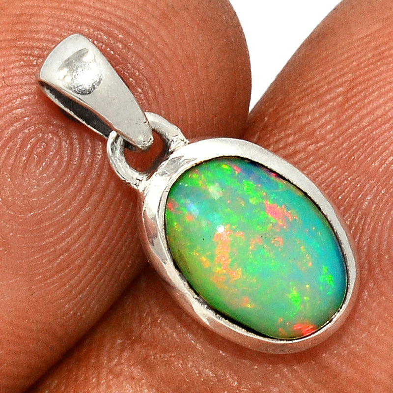 0.7" Ethiopian Opal Pendants - ETOP1725