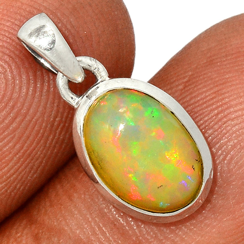 0.7" Ethiopian Opal Pendants - ETOP1736