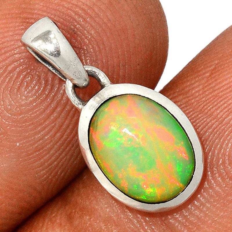 0.7" Ethiopian Opal Pendants - ETOP1738