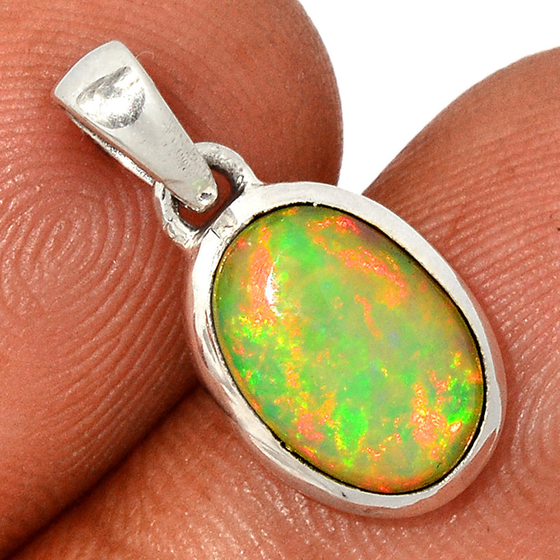 0.7" Ethiopian Opal Pendants - ETOP1746