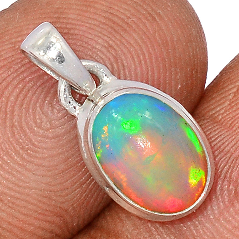 0.7" Ethiopian Opal Pendants - ETOP1814