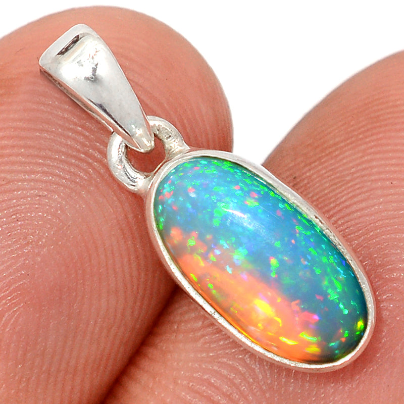 0.8" Ethiopian Opal Pendants - ETOP1890