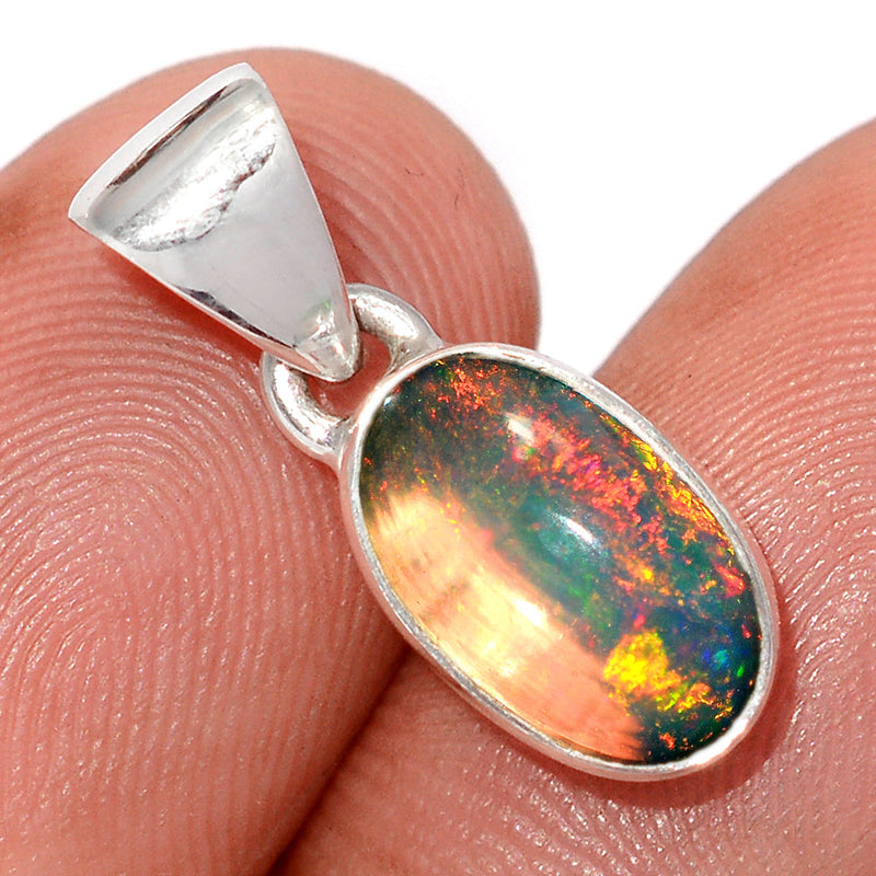 0.8" Ethiopian Opal Pendants - ETOP1970