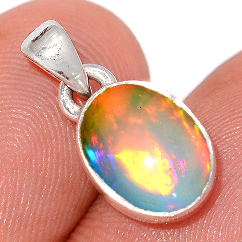 0.7" Ethiopian Opal Pendants - ETOP1996