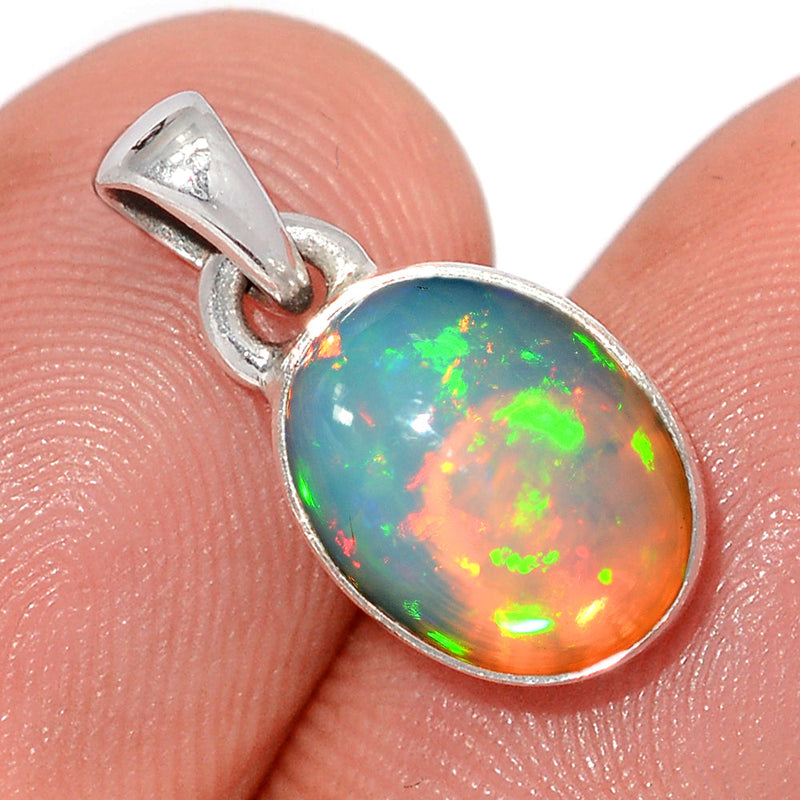 0.7" Ethiopian Opal Pendants - ETOP2009